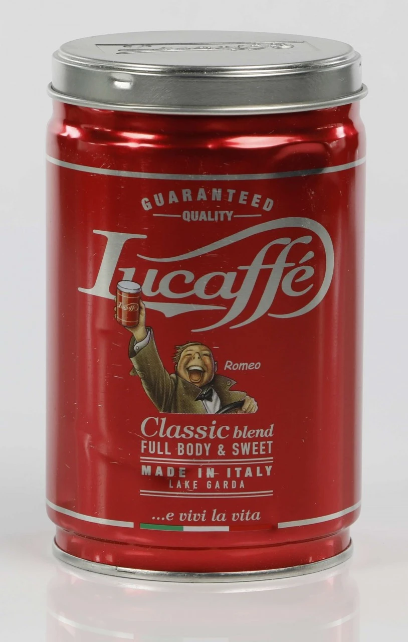 Lucaffe Dose Classico 250g Gemahlen 4 Lucaffe Dose Classico 250g Gemahlen – Bild 2
