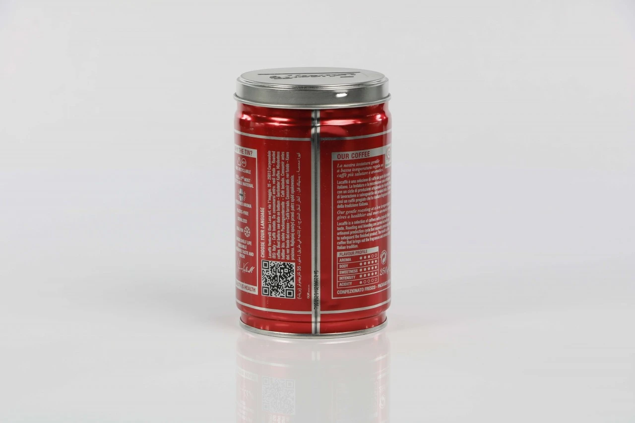 Lucaffe Dose Classico 250g Gemahlen 5 Lucaffe Dose Classico 250g Gemahlen – Bild 3