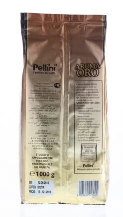 Pellini Aroma Oro 1kg Bohnen - Espresso -Kaffeegetränkeladen 1138 4 8001685026004 1280x1280