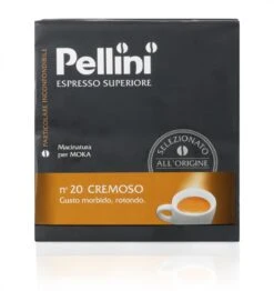 Pellini N°20 Cremoso - Espresso Gemahlen - 2x250g