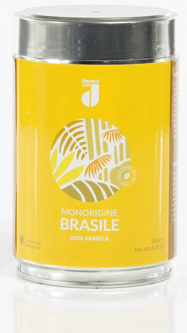 Danesi Monorigin Brasile 250g - In Der Dose 3 Danesi Monorigin Brasile 250g - In Der Dose