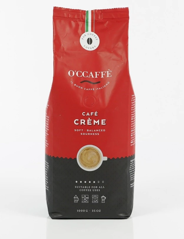 O'CCAFFÈ Espresso CAFÈ CREME 1kg Bohnen 3 O'CCAFFÈ Espresso CAFÈ CREME 1kg Bohnen