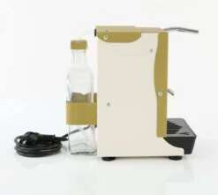Aroma PLUS Gold-Elfenbein - ESE-Padmaschine (44mm) -Kaffeegetränkeladen AROMAPlus ESE Pad Espressomaschine 44mm gold elfenbein seite2 1280x1280