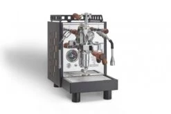 Bezzera Aria TOP MN Mit PID - Schwarz Holz-Square - 2-Kreis Maschine