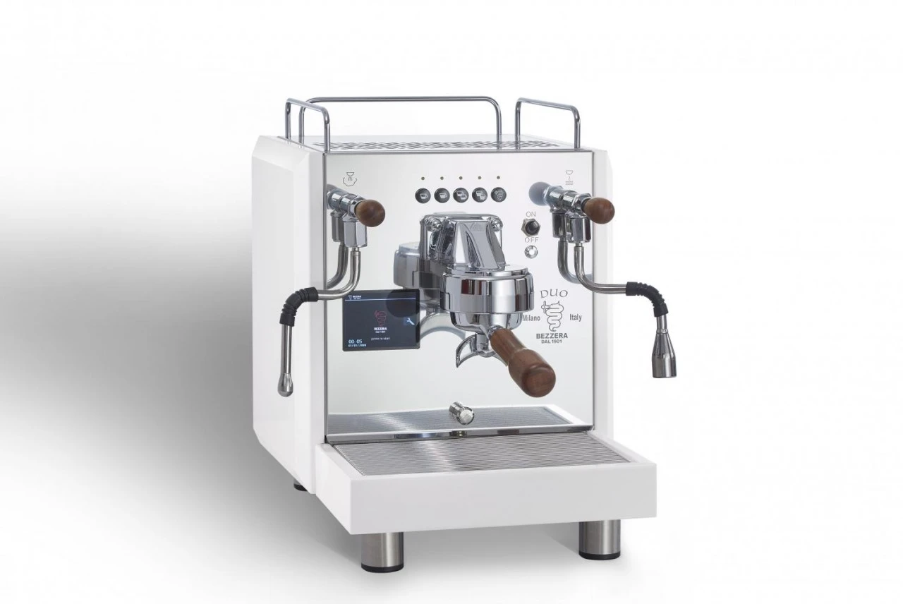 Bezzera Duo DE Weiß - 2-Kreis Siebträger Espressomaschine - Mit Rotationspumpe & BZ Brühkopf 3 Bezzera Duo DE Weiß - 2-Kreis Siebträger Espressomaschine - Mit Rotationspumpe & BZ Brühkopf