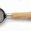 Brewspire Einzelner Edelstahlsiebträger Mit Holzgriff Für Faema E61 Brühgruppe -Kaffeegetränkeladen Brewspire Einzelnersiebtrager Bodenlos Olive 1 1280x1280
