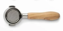 Brewspire Einzelner Edelstahlsiebträger Mit Holzgriff Für Faema E61 Brühgruppe