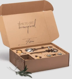 ECM Veredelungsset In Verschiedenen Hölzern Mit Drehknöpfen Von Brewspire -Kaffeegetränkeladen Brewspire Holzset im Karton 1280x1280 2