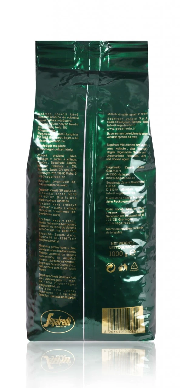 Segafredo Mild Espressobohnen 1kg 4 Segafredo Mild Espressobohnen 1kg – Bild 2
