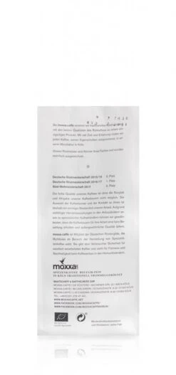 Moxxa Espresso 250g Bohne - 100% BIO Und FAIR Gehandelt DE-ÖKO-034 -Kaffeegetränkeladen E11590 2 0742832946346 1280x1280