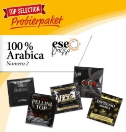 Pad Probierpaket 100% Arabica Nr. 2 - Je Marke 5 Stück