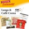 Pad Probierpaket Lungo/Caffe Cremà - 25 Pads (5.x 5 Stück) -Kaffeegetränkeladen ESP 301 23P05 Probierpaket Aufkleber ESE v1 01 1280x1280
