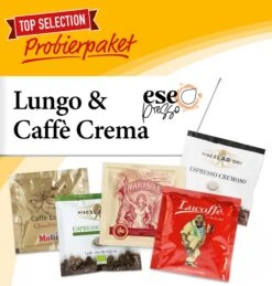 Pad Probierpaket Lungo/Caffe Cremà - 25 Pads (5.x 5 Stück)