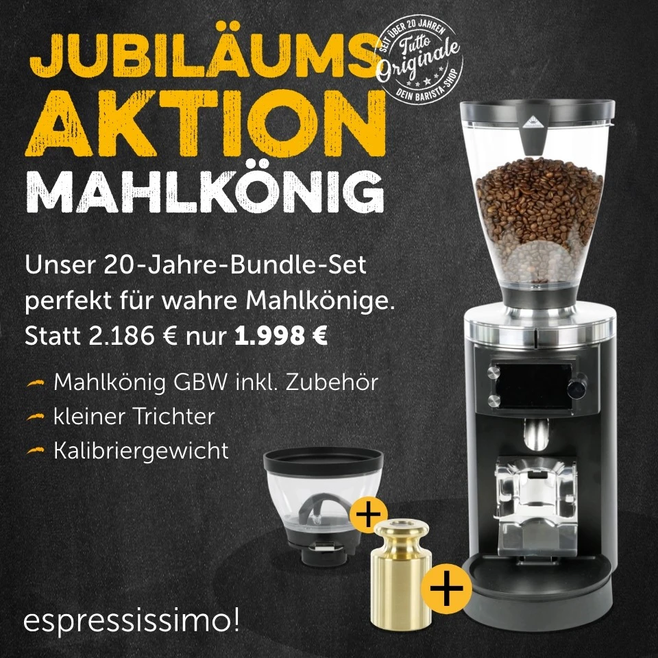 BUNDLE - Mahlkönig E65S GBW Mühle Schwarz + Trichter + Kalibriergewicht 3 BUNDLE - Mahlkönig E65S GBW Mühle Schwarz + Trichter + Kalibriergewicht