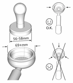 Espazzola Ersatz-Membran Für Das "alte" Espazzola-Modell 2-58 -Kaffeegetränkeladen Espazzola 2 58 CheckjNHCrterDIA8m 1280x1280