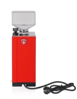 Eureka MIGNON LIBRA Espressomühle - Ferrari Rot 16CR - Gewichtsabhängiges Mahlen - 5 Jahres Garanti -Kaffeegetränkeladen Eureka LIBRA ferrari rot 16cr Ruckseite E13059 6 8056600013777 1280x1280