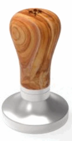 Eureka Tamper Höhenverstellbar 58,3mm Eloxiert Mit Olivholzgriff