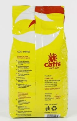 GIMA Caffè Del Sol Espressobohnen 1kg -Kaffeegetränkeladen Gima DelSol 1kg rueck 1280x1280