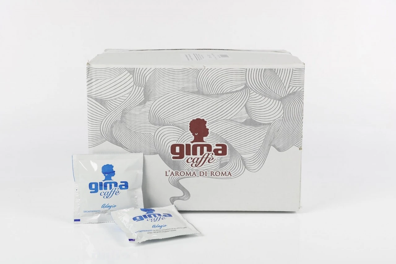 GIMA Caffè ESE Pads Adagio Decaffeinato 150 Stück 3 GIMA Caffè ESE Pads Adagio Decaffeinato 150 Stück