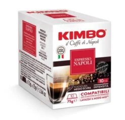 Kimbo Kapseln A Modo Mio System - Napoli - 80 Stück Im Karton