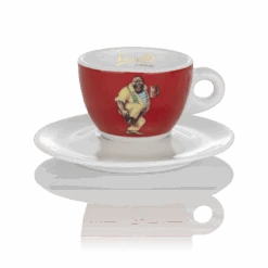 Lucaffe Tasse Für Cappuccino Classico Rot