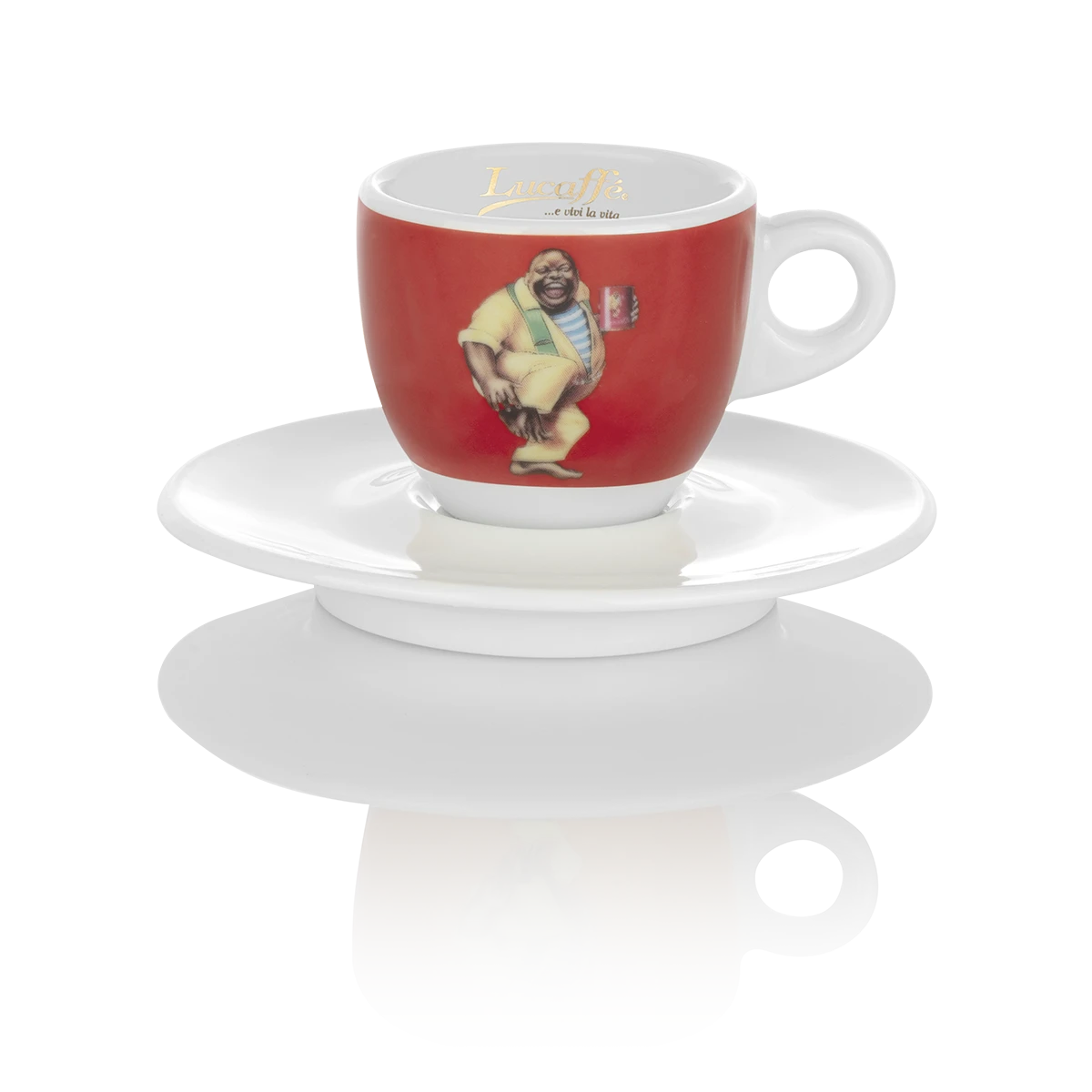 Lucaffe Tasse Für Espresso Classico Rot 3 Lucaffe Tasse Für Espresso Classico Rot