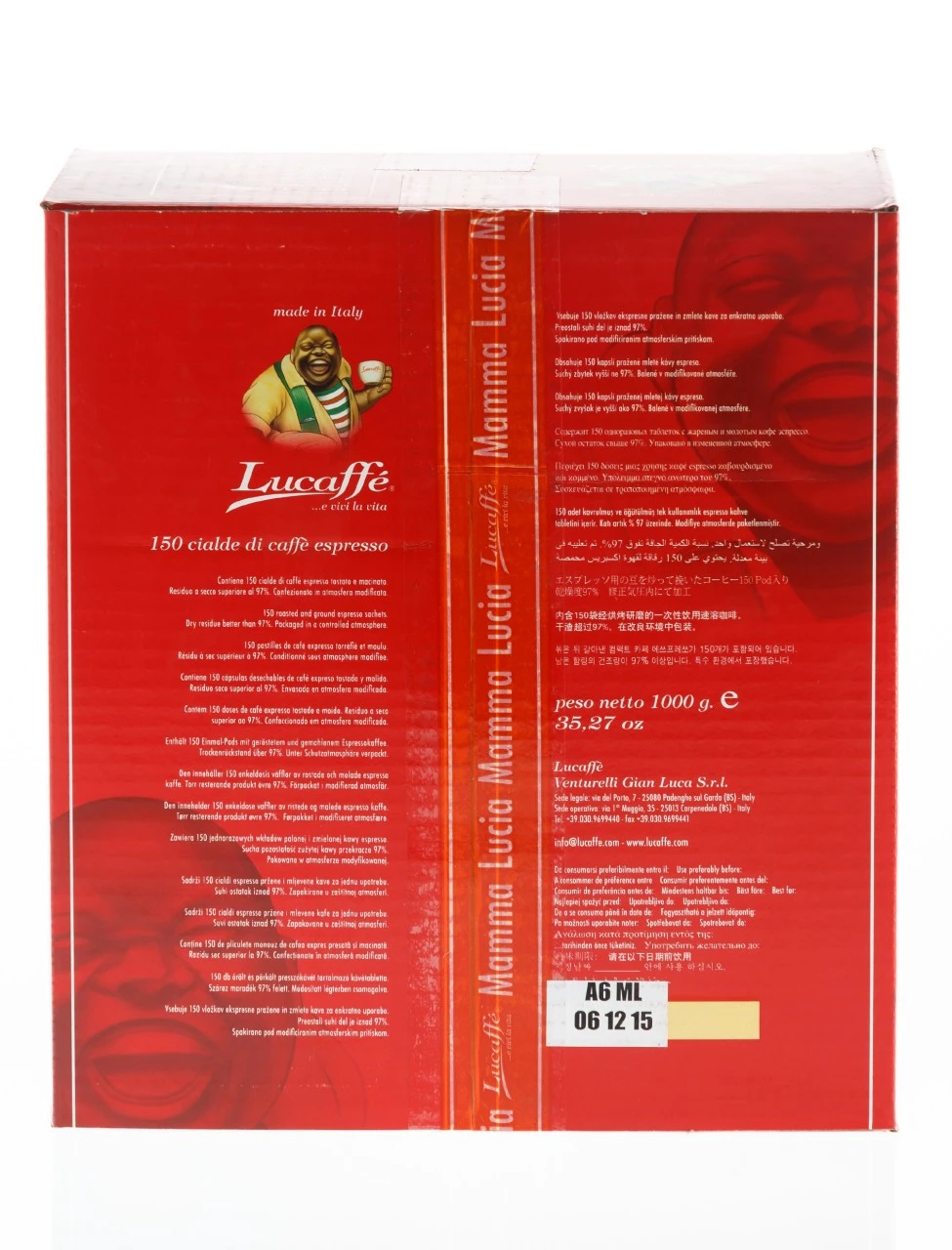 Lucaffé ESE Pads Mamma Lucia - 150 Stück 5 Lucaffé ESE Pads Mamma Lucia - 150 Stück – Bild 3