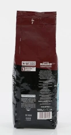 Mauro Espressobohnen Centopercento 1kg 9 Mauro Espressobohnen Centopercento 1kg -Kaffeegetränkeladen Mauro centopercento 1kg rueck 1280x1280