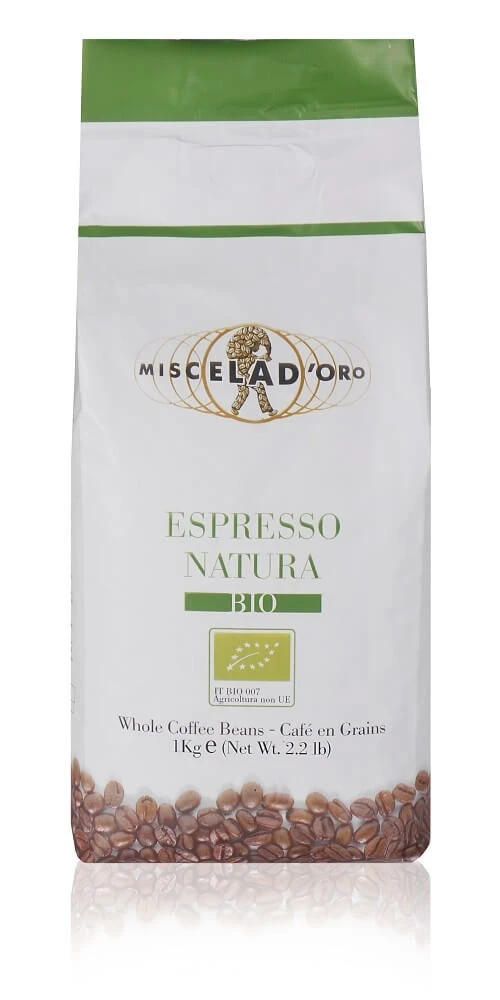 Miscela D'Oro MISCELA D ORO Espresso Natura 1kg Bohnen - Espresso IT-BIO-007 3 Miscela D'Oro MISCELA D ORO Espresso Natura 1kg Bohnen - Espresso IT-BIO-007