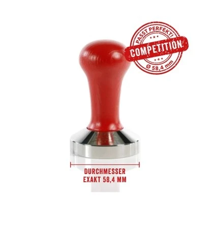 MOTTA Tamper Eiche Rot 58,4 Mm - Competition 3 MOTTA Tamper Eiche Rot 58,4 Mm - Competition