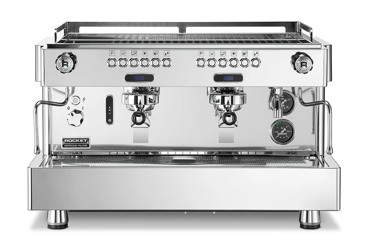 Rocket RE A2 Siebträger Profi Barista Espressomaschine 2-gruppig Mit Shottimer 3 Rocket RE A2 Siebträger Profi Barista Espressomaschine 2-gruppig Mit Shottimer