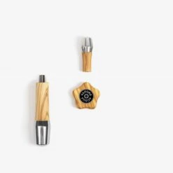 ECM Holzgriffset Mit Drehknopf Und Einem Siebträgergriff - Made By Wiedemann