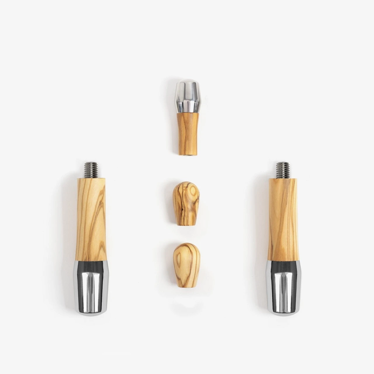 ECM Holzgriffset Mit Kipphebeln Und Zwei Siebträgergriffen V1 - Made By Wiedemann 3 ECM Holzgriffset Mit Kipphebeln Und Zwei Siebträgergriffen V1 - Made By Wiedemann