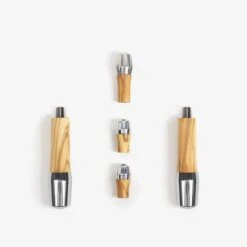 ECM Holzgriffset Mit Kipphebeln Und Zwei Siebträgergriffen V2 - Made By Wiedemann