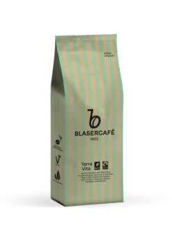 Blasercafé Pura Vida - Bio&Fairtrade - 1kg Espresso Bohne CH-BIO-006 -Kaffeegetränkeladen blasercafe terra vita 1kg bohnen espresso 1280x1280