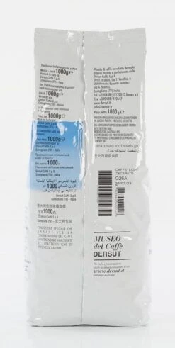 DERSUT PLUS LIGHT 1kg Espressobohnen -Kaffeegetränkeladen dersut caffe light 1kg rueck 1280x1280