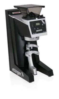 Etzinger EtzMax Light T Schwarz Kaffeemühle, 200g Hopper -Kaffeegetränkeladen etzinger etzmax light t schwarz kaffeemuehle 200g hopper seitlich 1280x1280