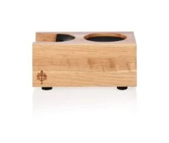 Eureka Eichenholz Tamperstation Mit Einem Platz -Kaffeegetränkeladen eureka eichenholz tamperstation mit einem platz seitlich 1280x1280