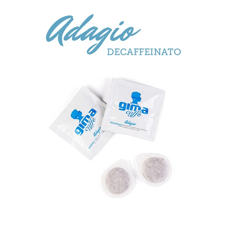 GIMA Caffè ESE Pads Adagio Decaffeinato 150 Stück 4 GIMA Caffè ESE Pads Adagio Decaffeinato 150 Stück – Bild 2