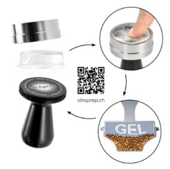 Idroprep Tamper 58,5mm By ESPAZZOLA -Kaffeegetränkeladen idroprep Aufbau 1280x1280