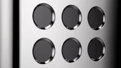 Rocket Appartamento TCA In Chrom/Schwarz -Kaffeegetränkeladen rocket appartamento tca chrom mit schwarz detail seitenteile 1280x1280