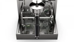 Rocket Appartamento TCA In Chrom/Schwarz -Kaffeegetränkeladen rocket appartamento tca chrom mit schwarz detail von oben 1280x1280