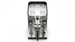 Rocket Appartamento TCA In Chrom/Schwarz -Kaffeegetränkeladen rocket appartamento tca chrom mit schwarz von oben 1280x1280